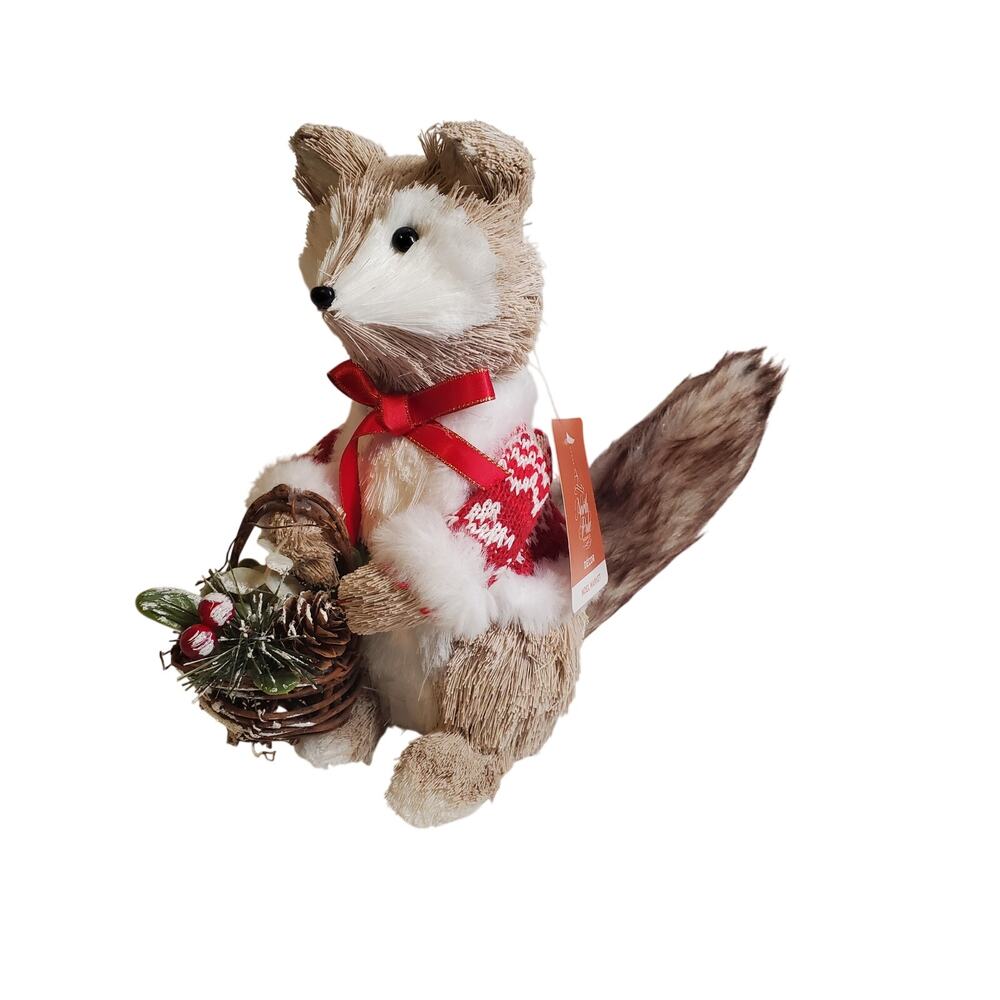 North Pole Fox Figure - 8"